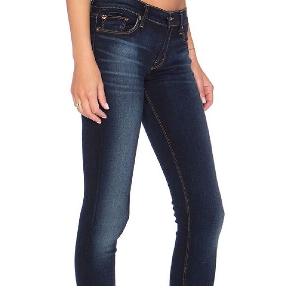 EUC Women's Hudson Krista Super Skinny Jeans in Baltic Luster Dark Wash Size 26 - Picture 2 of 7